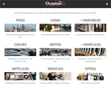 Tablet Screenshot of ocasiono.com